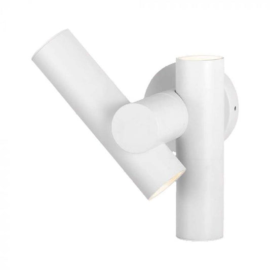 LED SPOT WALL LIGHT 2WAY 6W 620lm DL 172x105x253mm WHITE IP44
