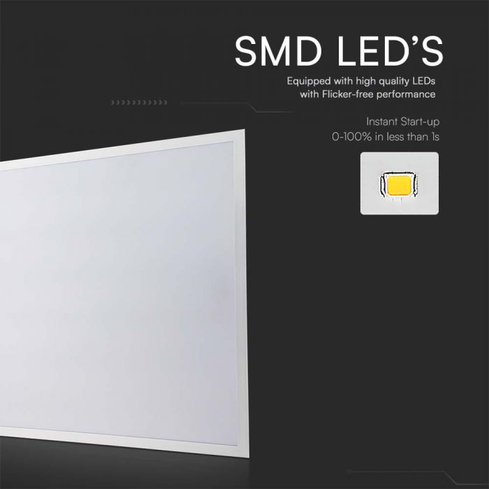 LED BACKLIT PANEL 36W 3960lm WW 110° 595x595x83mm