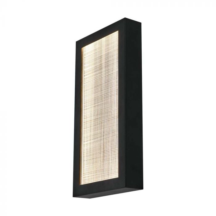 LED OUTDOOR WALL LIGHT 20W WW 2300lm 140° 200x50x400mm BLACK IP65