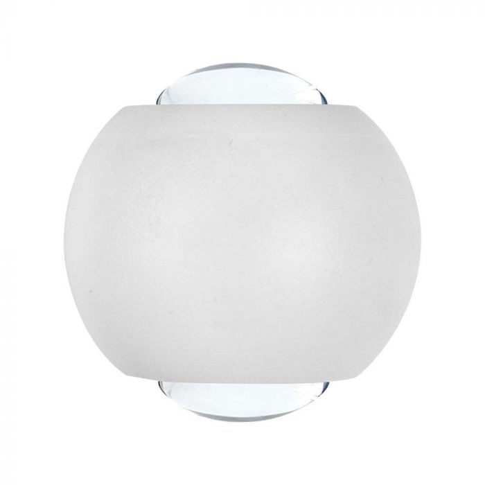 LED WALL LIGHT UP&DOWN 2W DL 200lm 60° 42x40mm WHITE IP54
