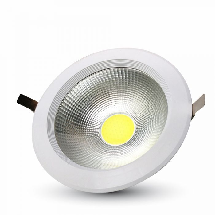 10W LED COB Downlight Reflector White Body White