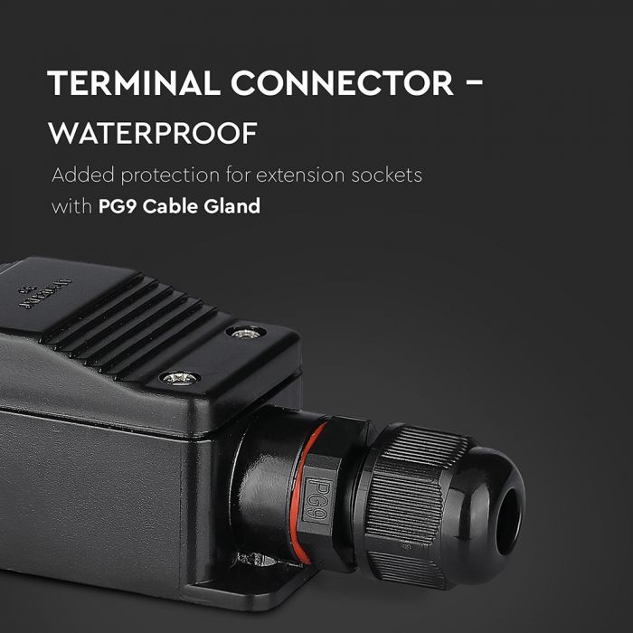 PLASTIC WATERPROOF CONNECTOR (PC) RECTANGULAR IP65