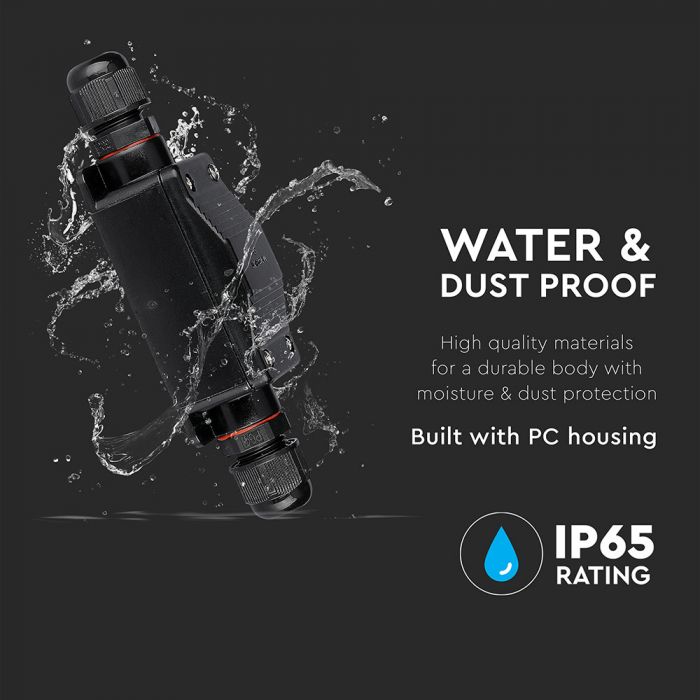 PLASTIC WATERPROOF CONNECTOR (PC) RECTANGULAR IP65