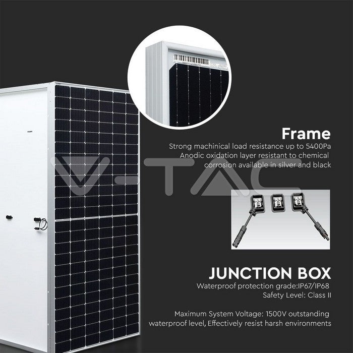 SOLAR MONO HALF-CELL PANEL 450W 2094x1038x35mm