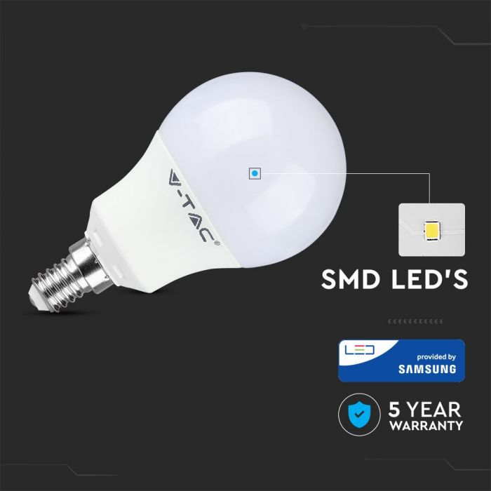 LED Bulb SAMSUNG Chip 9W E14 Plastic A60 6400K