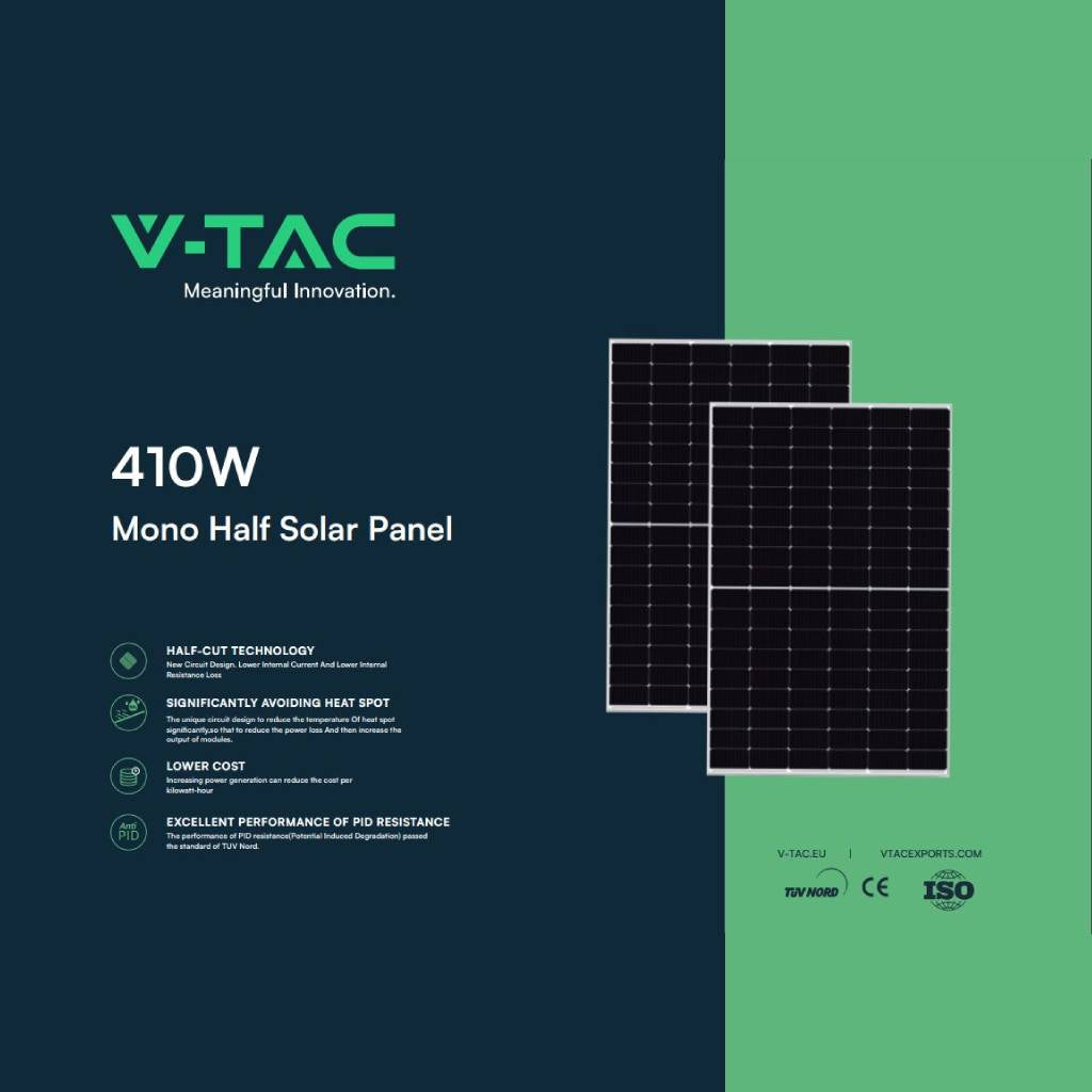 410W Mono Solar Panel 1722*1134*30MM