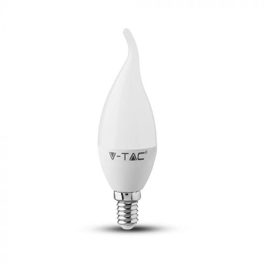 LED Bulb SAMSUNG Chip 5.5W E14 Plastic Candle Flame 4000K