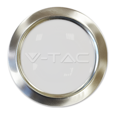 LED ZHAGHA SATIN NICKEL COLOR COVER ROUND