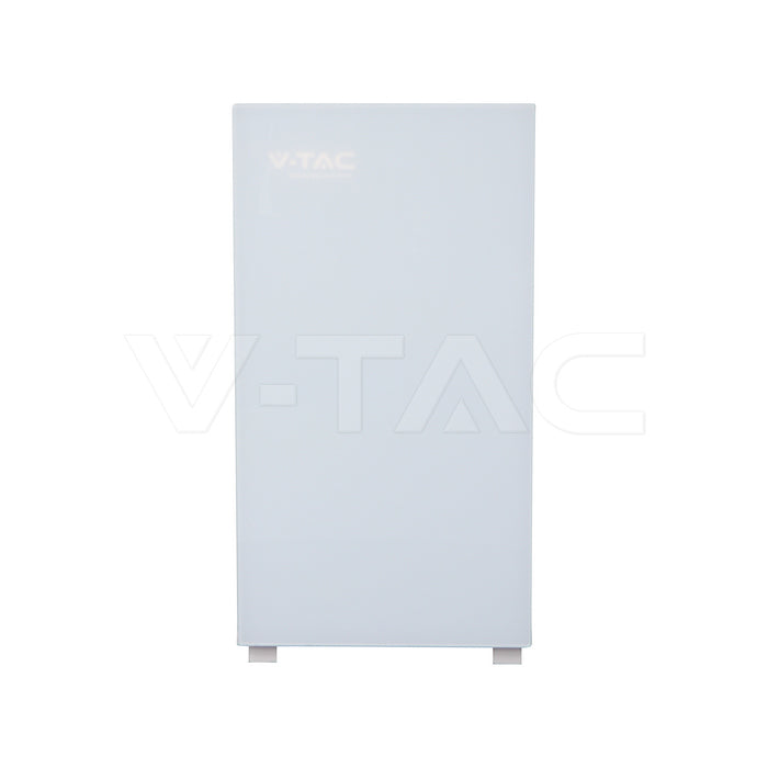 10.24kWh Lithium Battery Wall Mounting IP20 6000 Cycles Designer White Body