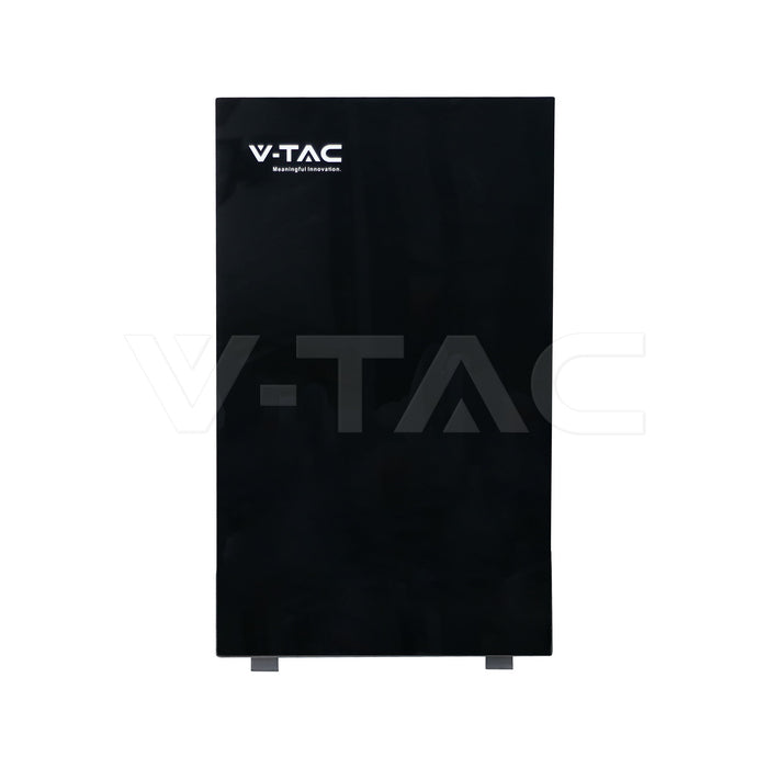 5.12kWh Lithium Battery Wall Mounting IP20 6000 Cycles Designer Black Body