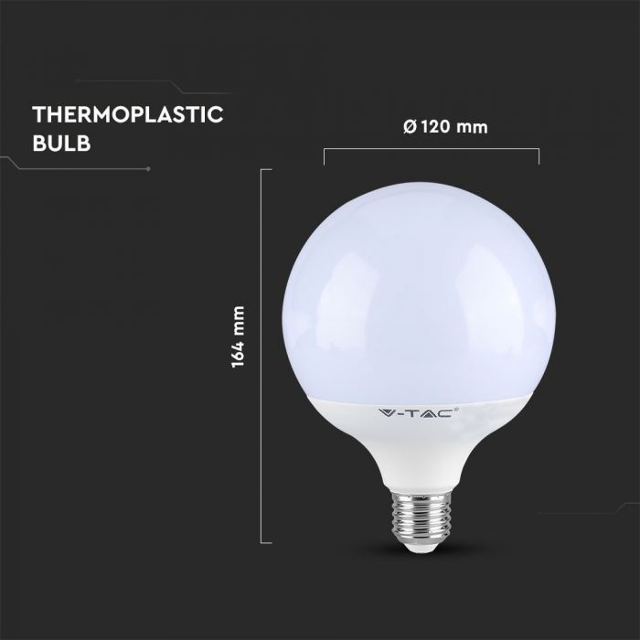 LED Bulb SAMSUNG Chip 17W E27 G120 Plastic 4000K