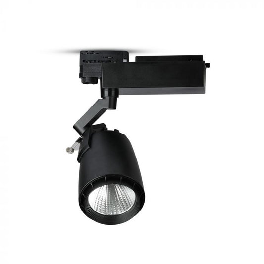 LED TRACK COB LIGHT 33W 2300lm 5000K 224° 106X208X206 4-LINE BLACK