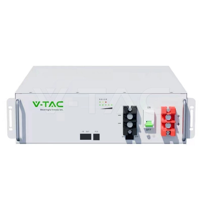 5.12kWh Lithium Battery Rack 51.2V 5YRS Warranty White Body