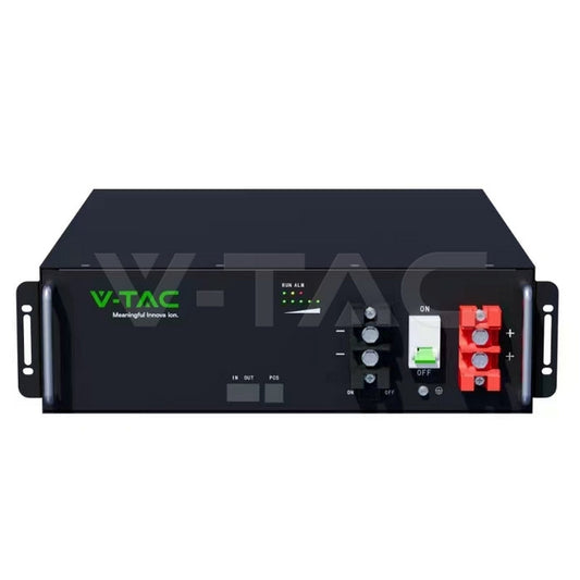 5.12kWh Lithium Battery Rack 51.2V 5YRS Warranty Black Body