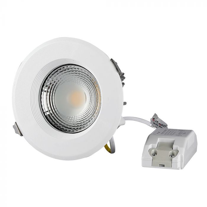 10W LED COB Downlight Round A++ 120 lm/Watt White