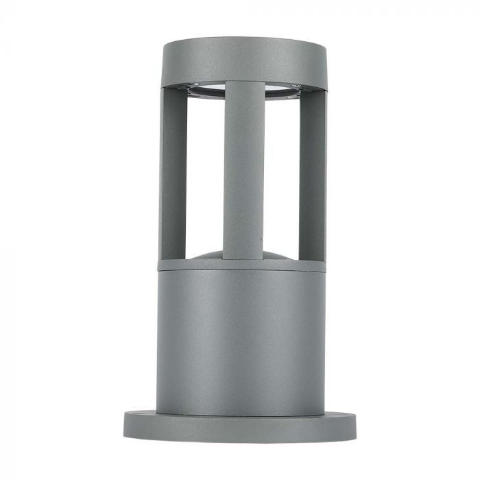 LED GARDEN LIGHT ALUMINIUM 10W 1000lm WW 72° 108X250 IP65 GREY