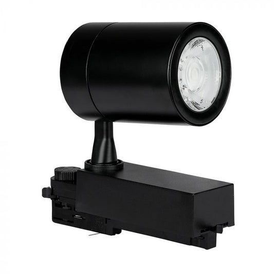 LED TRACK COB LIGHT 35W 3450lm WW 24° 165X92X192 4-LINE BLACK