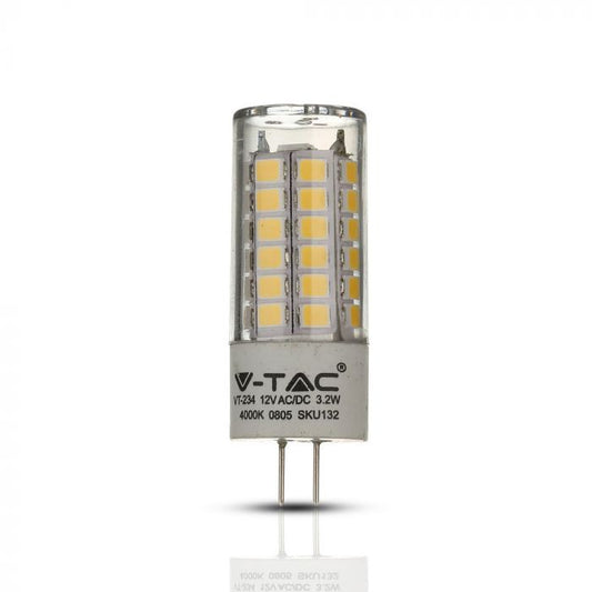 LED G4 LAMP 3.2W CW 385lm 12V 300° 16X38 PLASTIC SAMSUNG CHIP