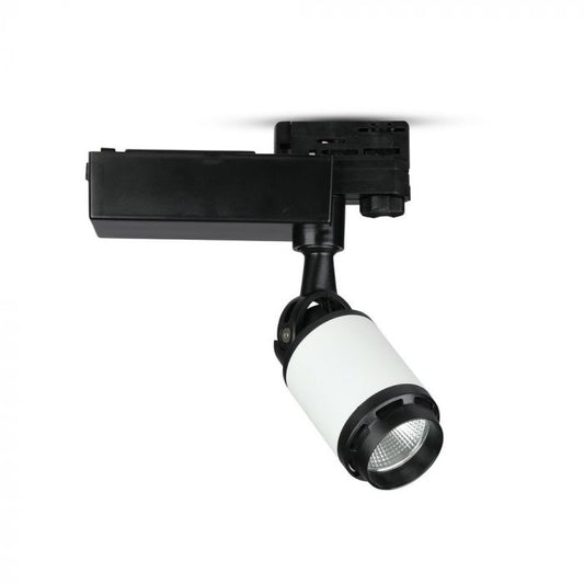 LED TRACK COB LIGHT 10W 800lm CW 24° 209X65X163 4-LINE BLACK/WHITE