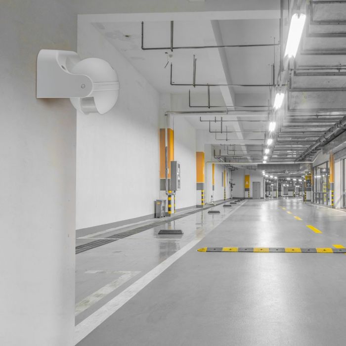 LED INFRARED MOTION SENSOR WALL 180° 12m IP44 Max. 1200W