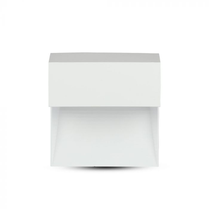 3W LED Steplight White Body Square Natural White