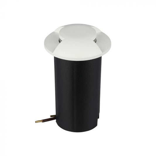 LED UNDERGROUND STEP LIGHT ROUND 1W 10lm CW 90° 60X93(43) IP67 WHITE