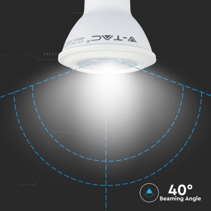 LED E27 PAR20 LAMP 7W CW 495lm 40° 63.5X83 SAMSUNG CHIP