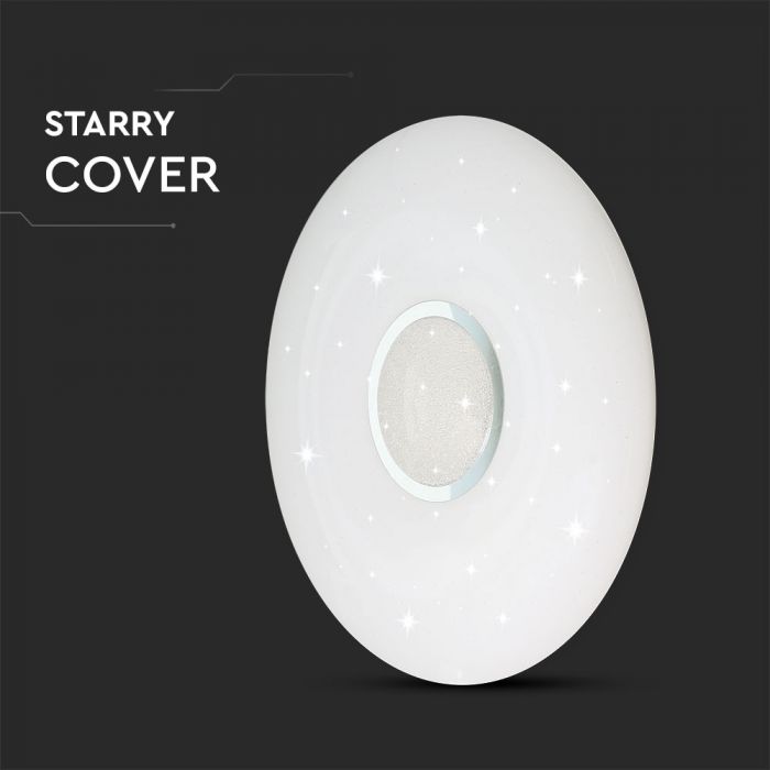 40W LED Designer Dome Light 3 in 1 Remote Control Dimmable Round