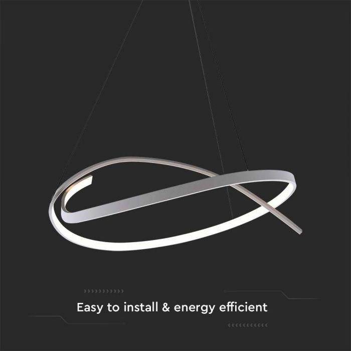 LED PENDANT DESIGNER LIGHT 48W DL 5150lm 800x1200mm TRIAC DIMMABLE WHITE