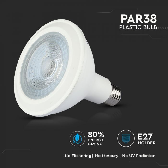 LED Bulb SAMSUNG Chip 14W E27 PAR38 Plastic 6400K