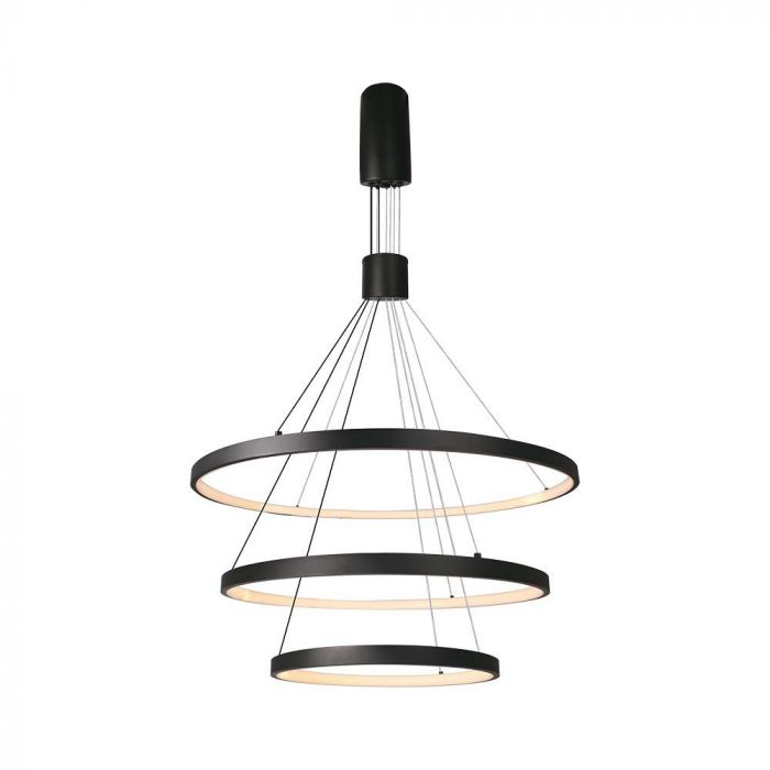 LED  DECORATIVE HANGING LIGHT 50W WW 4900lm 40x60x80x150cm BLACK