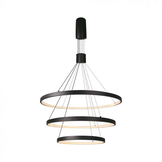 LED  DECORATIVE HANGING LIGHT 50W WW 4900lm 40x60x80x150cm BLACK