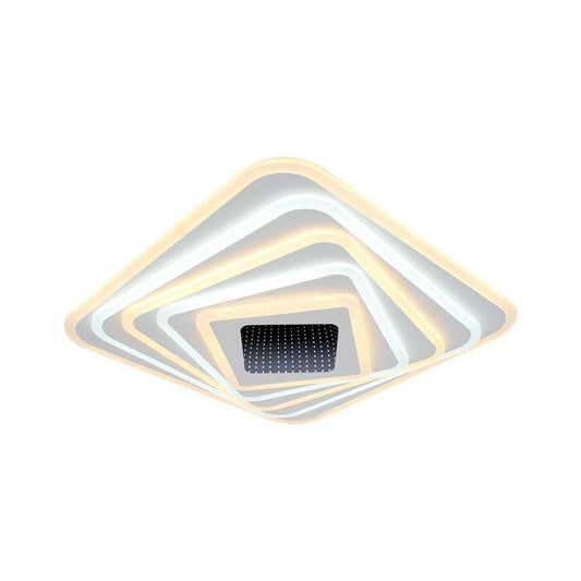 LED SMART DECORATIVE CEILING LIGHT 150W 3IN1 15500lm DIMMABLE+REMOTE CONTROL 50x50x7CM