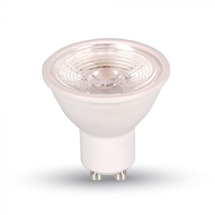 LED GU10 LAMP 8W CW 750lm 38° 50X55 SMD PLASTIC LENS