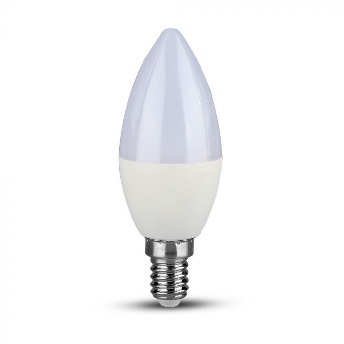 LED Bulb SAMSUNG Chip 5.5W E14 Plastic Candle White