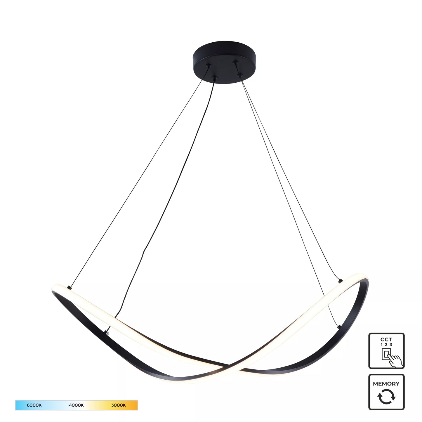 Black Decorative Light by Zuma Line