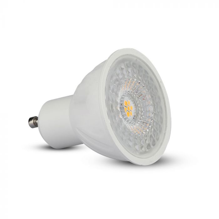LED Spotlight SAMSUNG Chip GU10 6.5W Ripple Plastic Lens Cover 110Ã‚Â° Dimmable 3000K