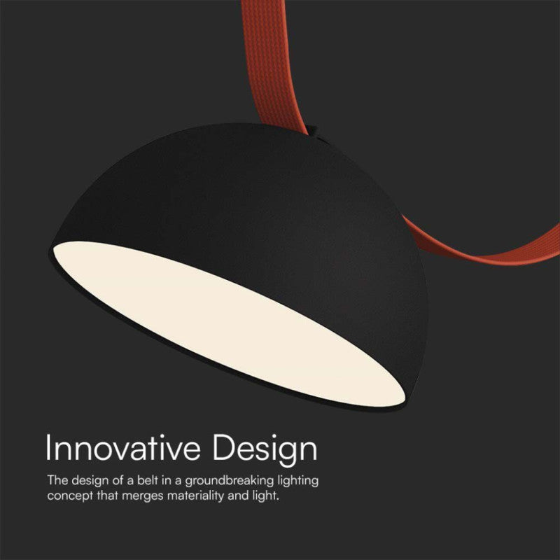 LED MAGNETIC FABRIC TRACKLIGHT 20W WW 1400lm 120° SANDY BLACK 200x113mm