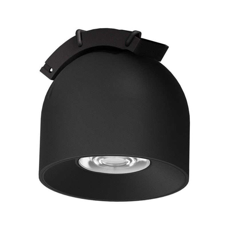 LED MAGNETIC FABRIC TRACKLIGHT 12W WW 800lm 38° SANDY BLACK 107x107mm