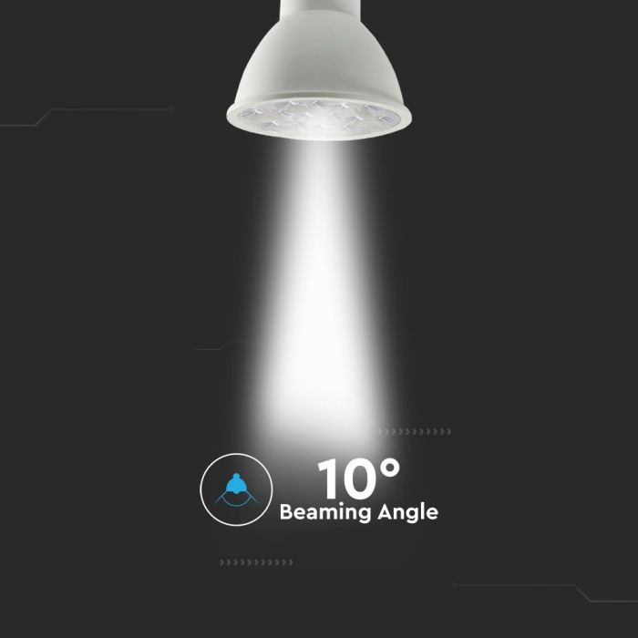 LED Spotlight SAMSUNG Chip GU10 6W Ripple Plastic Lens Cover 10Ã‚Â° 3000K
