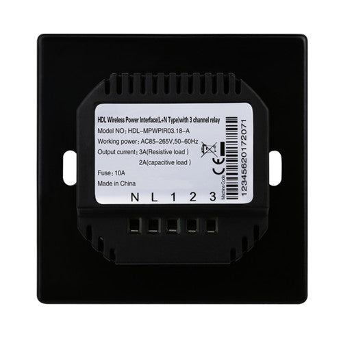 3CH Wireless Switch Power Interface EU (L+N Type)