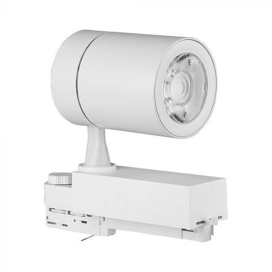 LED TRACK COB LIGHT 35W 3000lm CW 10° 93.5x208x195 4-LINE WHITE