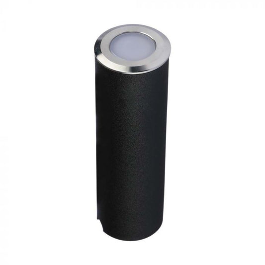 LED UNDERGROUND STEP LIGHT ROUND 0.5W 37lm WW 180° 26X82(25) IP67 SILVER