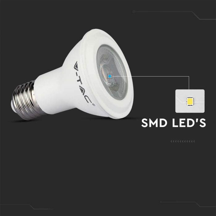 LED E27 PAR20 LAMP 5.8W WW 425lm 40° 64X84 SAMSUNG CHIP