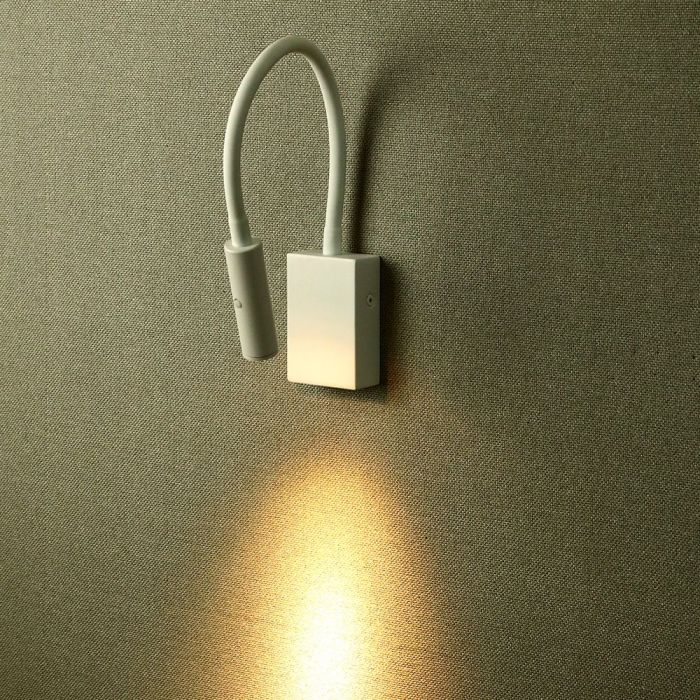 LED WALL LAMP 3W WW 180lm 30° 90X60X30 WHITE
