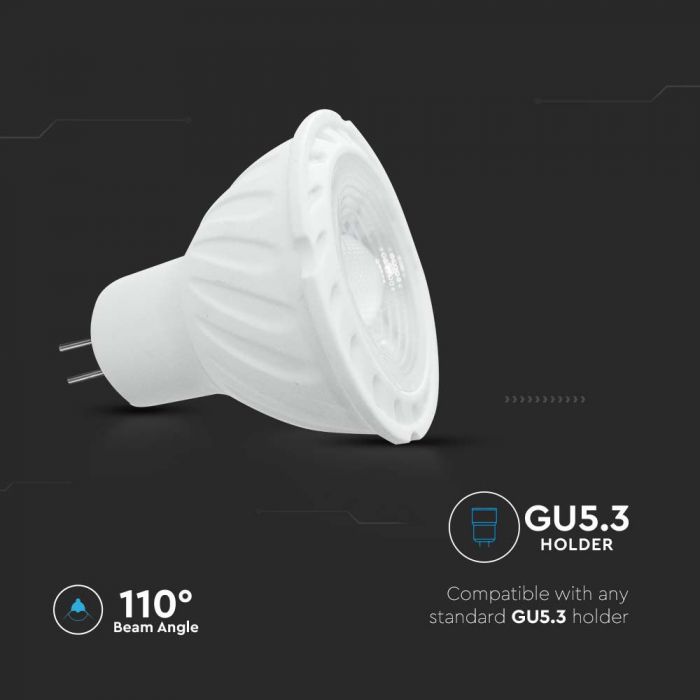 LED MR16 LAMP 6W DL 455lm 110° 50X52 SAMSUNG CHIP