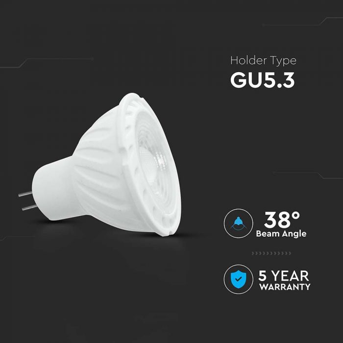 LED MR16 LAMP 6W DL 455lm 38° 50X52 SAMSUNG CHIP