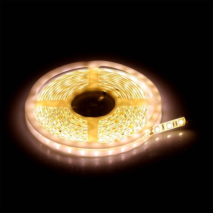 LED STRIP LIGHT 5050 SMD 60LEDs WW 12V  900lm/M 11W/M IP65