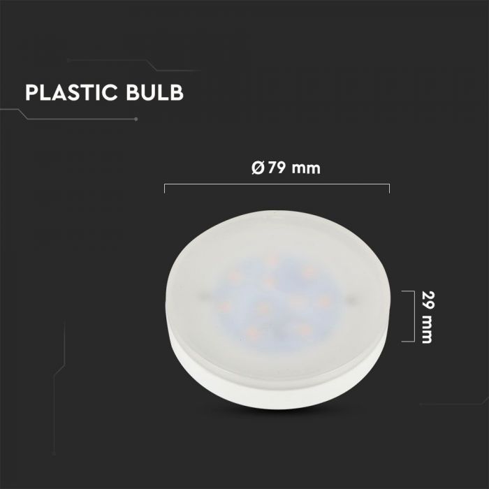 LED GX53 LAMP 6.4W WW 560lm 120° 79X29 SAMSUNG CHIP