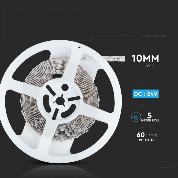 LED STRIP LIGHT 5050 SMD 60LEDs DL 830Lm 10W/M 24V